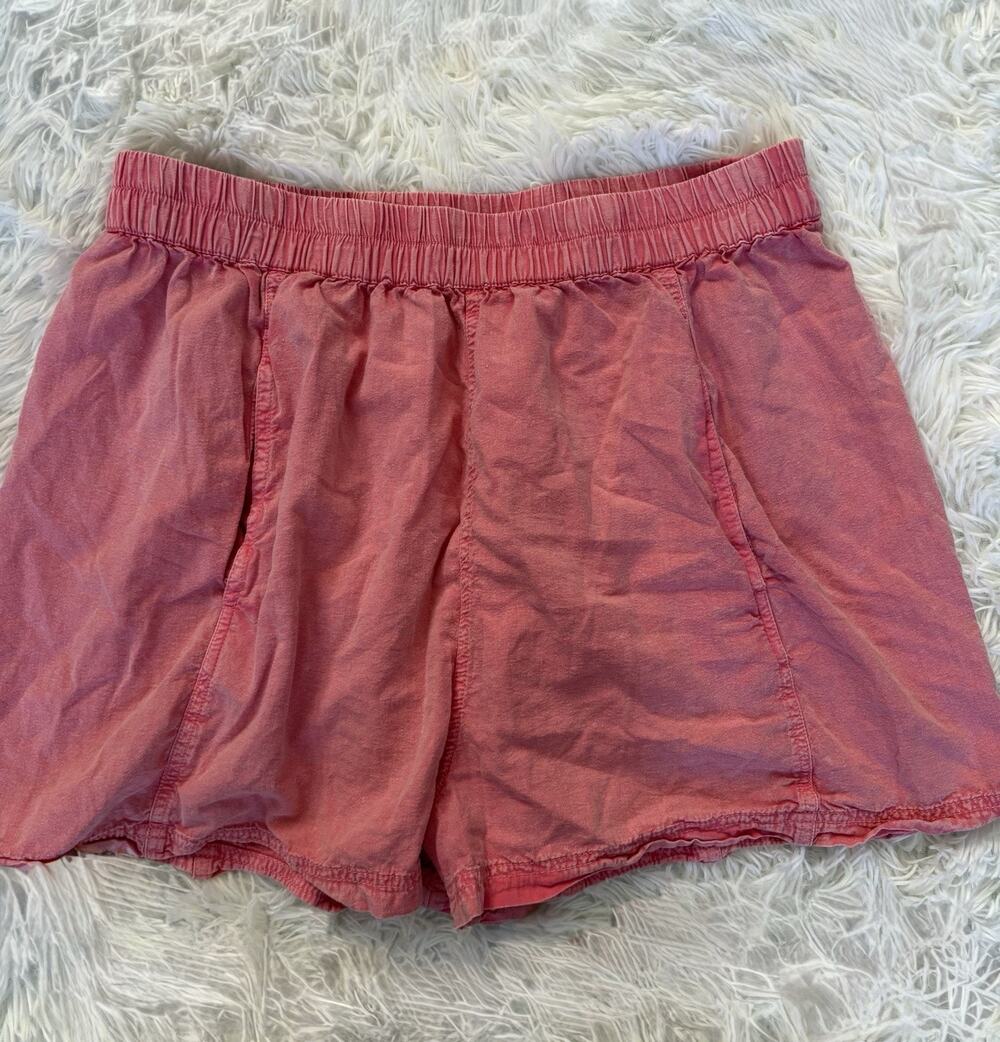 Free People M Sun Faded Washed Roomy Soft Waist Shorts. Comf, Grt. Quality